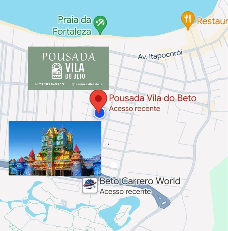 פנייה Pousada Vila Do Beto מראה חיצוני תמונה
